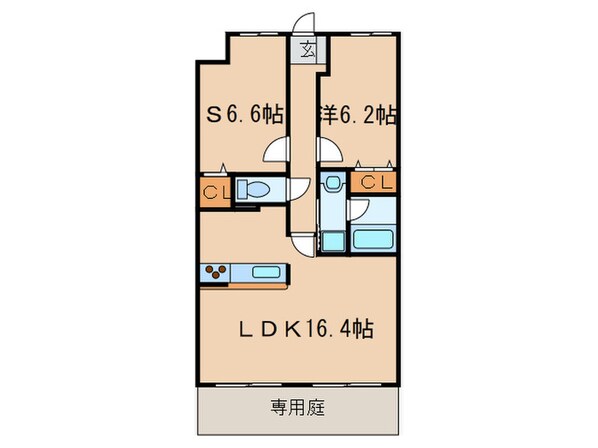 Ｂｅｌｖｅｄｅｒｅの物件間取画像